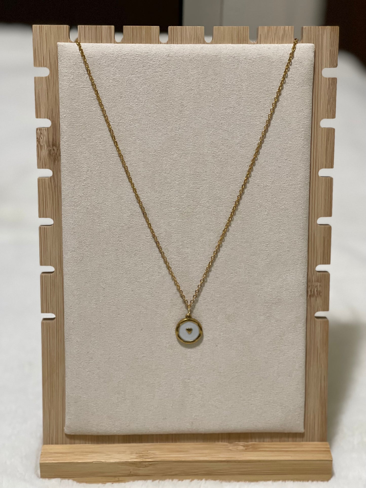 Collar charm de corazón