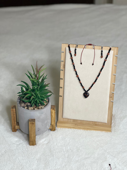 Set de Corazon en macrame