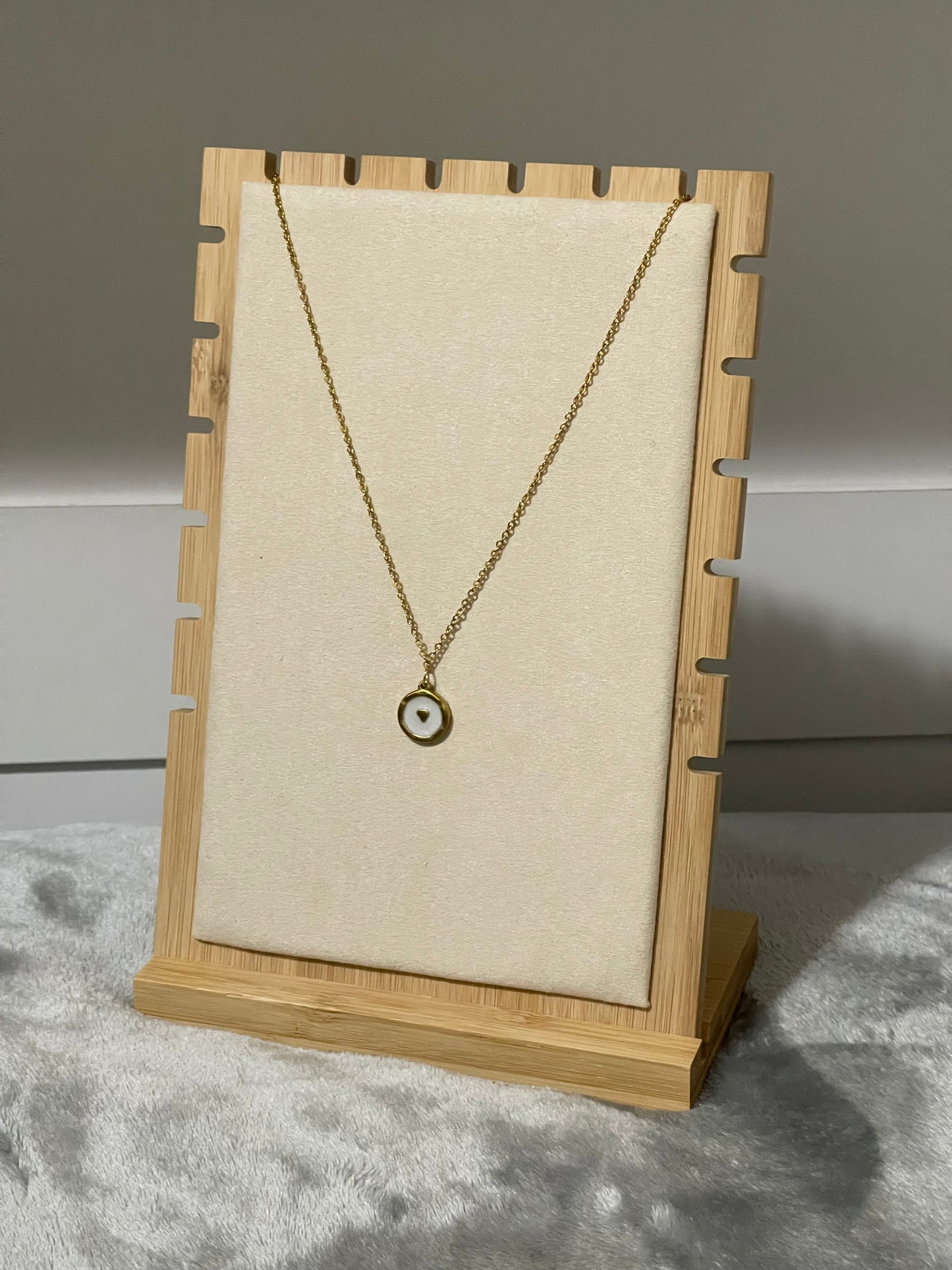 Collar charm de corazón